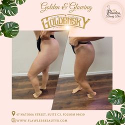 Flawless Beauty Bar - Golden brown Rapid Tan, 1--4 hours to a beautiful deep, natural looking tan. Visit our website to book an appointment!