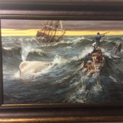Cherry's Custom Framing & Art Gallery - Moby Dick in Gallery.