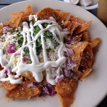 Monkey Business Cafe - Chilaquiles. So. Good. With just the right amount of crisp! - Sandwiches Near Me - Fullerton, California