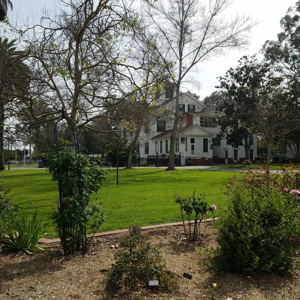 Banning Residence Museum - The mansion from the rose garden. - Museums Near Me - Wilmington, California
