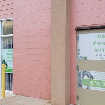 Kapolei Massage Institute - Entry door around back of building (East side/Diamond Head side) - Massage Schools Near Me - Kapolei, Hawaii