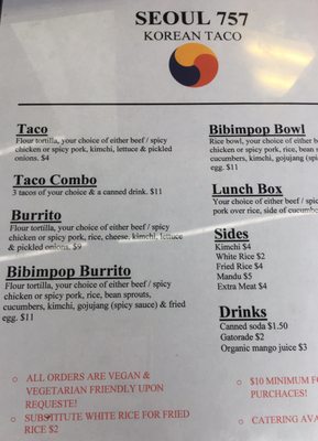 Menu photo 1