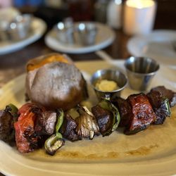 Outwest - Beef Skewer (filet mignon) with sweet potato
