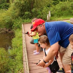 Meadowood Special Recreation Management Area - Fishing at Hidden Pond