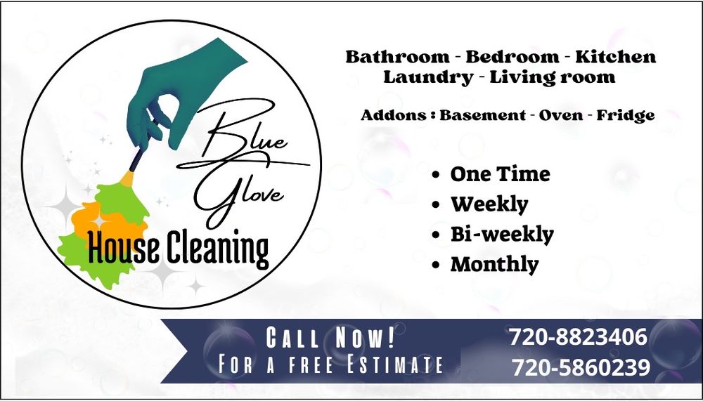 BLUE GLOVE HOUSE CLEANING Denver, Colorado Home Cleaning Phone