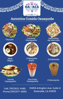 Menu photo 8 Oaxaca De Mis Amores Riverside, CA