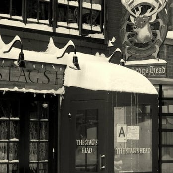 The Stag's Head - Stag's Head in the snow - New American Near Me - New York, New York The Stag's Head - Stag's Head in the snow - New American Near Me - New York, New York