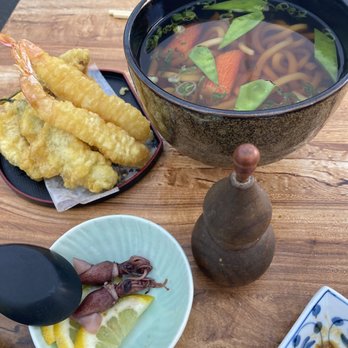 Kaito Sushi - Hot tempura udon Japanese squid - Sushi Bars Near Me - Encinitas, California