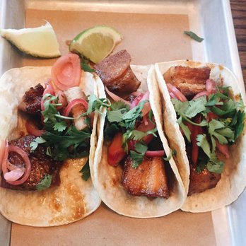 Bartaco Boulder - Pork belly taco with pickled red onion and a nice kick! - Mexican Near Me - Boulder, Colorado