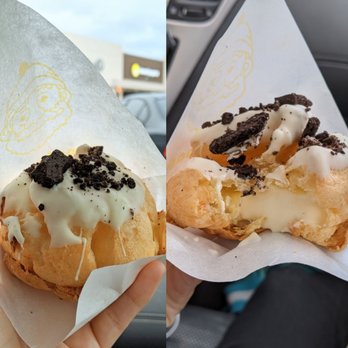 Beard Papa's - Oreo shell with vanilla filling - Bakeries Near Me - Katy, Texas