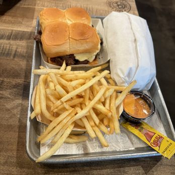 Dog Haus Biergarten - Old Pasadena - Double cheeseburger, fries and bacon burrito - New American Near Me - Pasadena, California Dog Haus Biergarten - Old Pasadena - Double cheeseburger, fries and bacon burrito - New American Near Me - Pasadena, California
