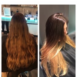 Salon La Vie - Before and after of my first time ever dying my hair! Brooke did a fantastic job!