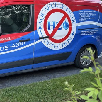 Aquafully Leak Detection - Service vehicle. - Pool & Hot Tub Service Near Me