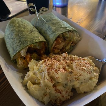 Gunsight Saloon - Buffalo chicken Caesar wrap - American Near Me - Columbia Falls, Montana Gunsight Saloon - Buffalo chicken Caesar wrap - American Near Me - Columbia Falls, Montana
