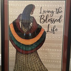 American Art & Frame - If you can see the burgundy trim within the outer black frame is stunning...