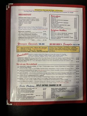 Menu photo 3 Hubbards Cafe Rowlett, TX