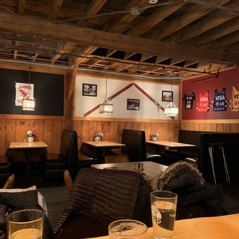 Modern Barn - Booth seating - Pubs Near Me - Bethel, Maine