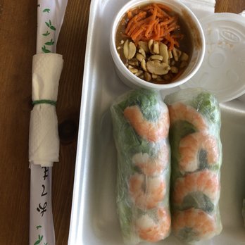 Pho 45 - Spring rolls with peanut sauce - Vietnamese Near Me - Garden Grove, California Pho 45 - Spring rolls with peanut sauce - Vietnamese Near Me - Garden Grove, California