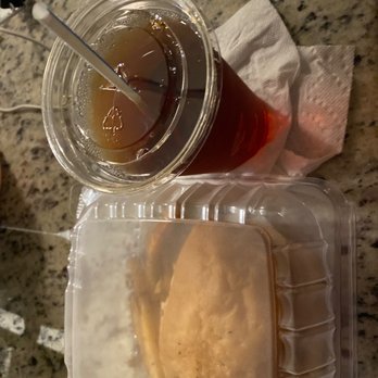 The Local Bar - Chicken sandwich w/fries and unsweetened tea. - Gastropubs Near Me - Katy, Texas