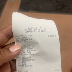 Newt's Catfish - Pay time