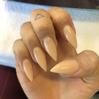 Himalayas Nail Spa - Nails before the design - Nail Salons Near Me - Rocklin, California