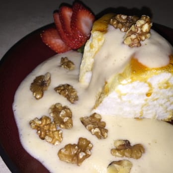 Chimichurri Atx - PERFECT DESSERT, ISLA FLOTANTE WITH PORTO WINE SAUCE - Food Delivery Services Near Me