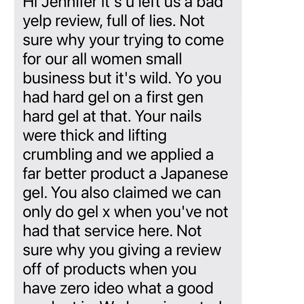 Daily Glam Nails - Look at this text they sent me. Ew. - Nail Salons Near Me - Alameda, California