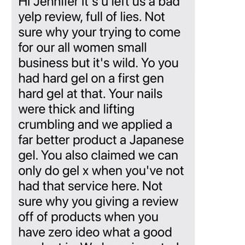 Daily Glam Nails - Look at this text they sent me. Ew. - Nail Salons Near Me - Alameda, California Daily Glam Nails - Look at this text they sent me. Ew. - Nail Salons Near Me - Alameda, California
