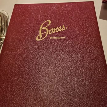 Bones - Menu - Steakhouses Near Me - Atlanta, Georgia