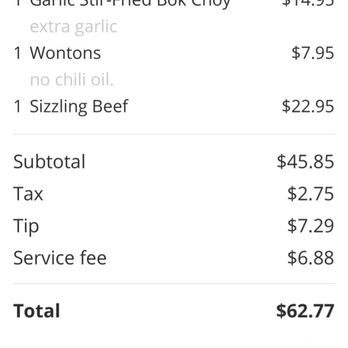 Chef Lee's Element - carry out order for review comments. - Szechuan Near Me - Gaithersburg, Maryland