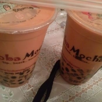 Boba Mocha - Thai Tea. It's actually bright orange not pale - Coffee & Tea Near Me - Duluth, Georgia Boba Mocha - Thai Tea. It's actually bright orange not pale - Coffee & Tea Near Me - Duluth, Georgia
