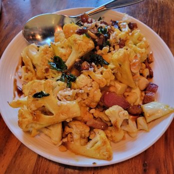 Bravas Bar de Tapas - Roasted Cauliflower with blue cheese, marcona almonds and bacon - Spanish Near Me - Healdsburg, California