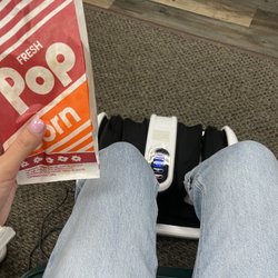 Wesley's Shoe Corral - A snack and a foot massage while I waited!