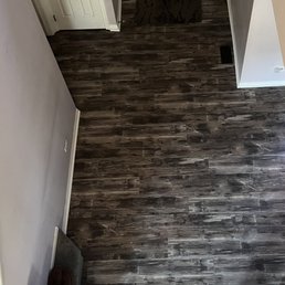 Finished product tile.. Now to clean up and paint the walls..