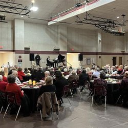 Hogapalooza - 2024 Senior Adult Christmas banquet, catered by Hogapolooza! The Grilled chicken breast meal was outstanding!
