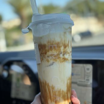 Feng Cha - Crème brûlée dirty boba - Bubble Tea Near Me - Riverside, California