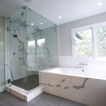 Seymour General Contracting - a bathroom with a walk in shower - General Contractors Near Me Seymour General Contracting - a bathroom with a walk in shower - General Contractors Near Me