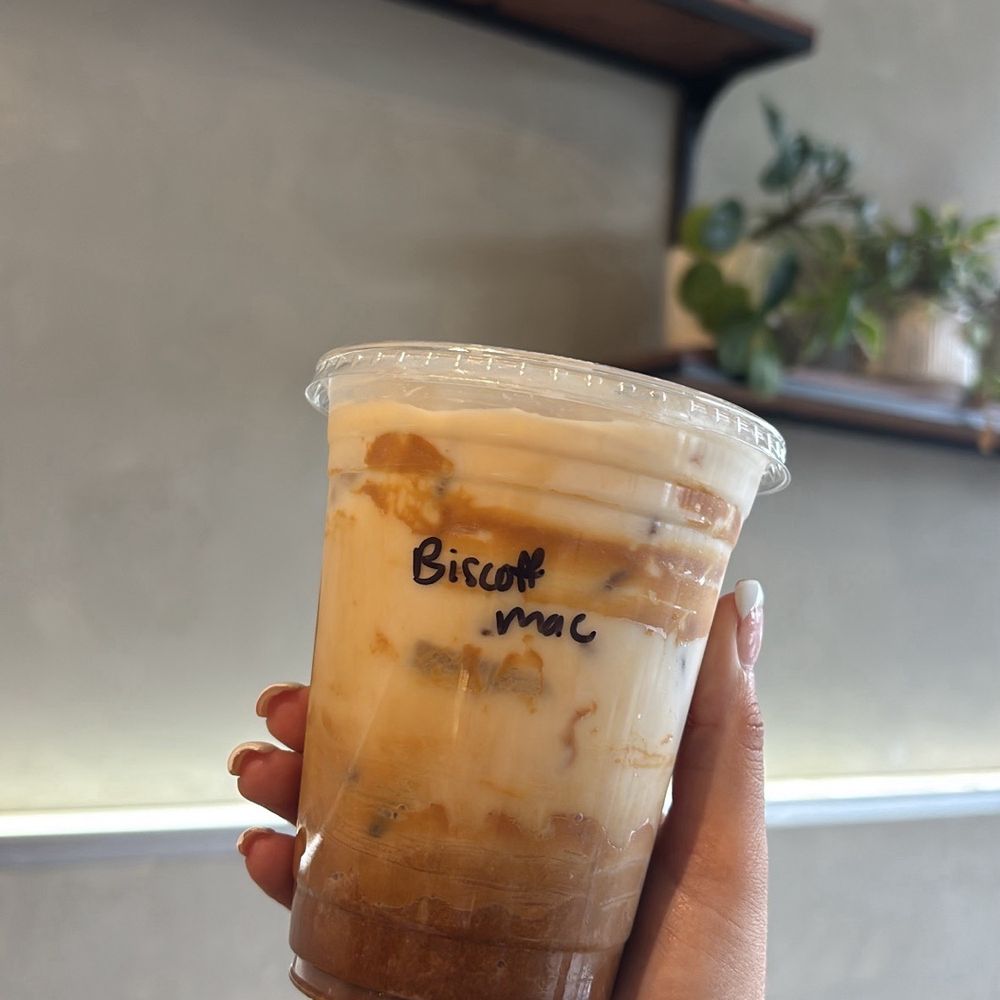 Margin Cafe Coffee Roasters - Biscoff Latte w/macadamia milk - Coffee & Tea Near Me - Diamond Bar, California