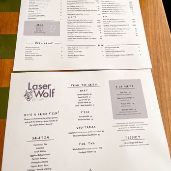 Laser Wolf - menu (sept 2033) - Middle Eastern Near Me - Brooklyn, New York