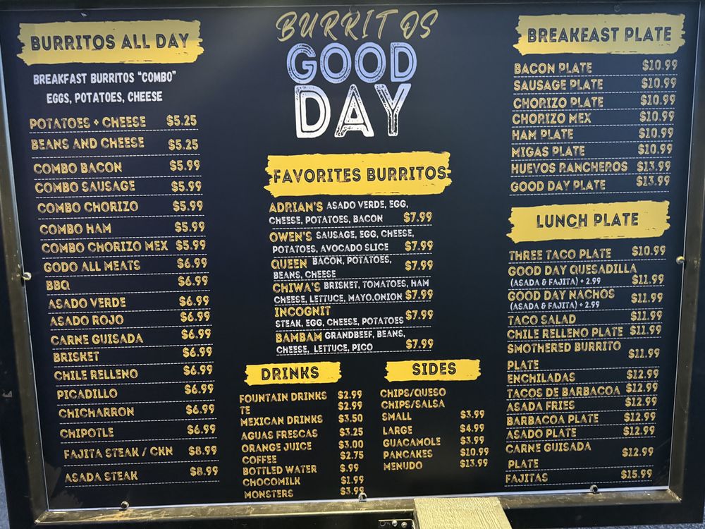 Good Day Burritos Logo