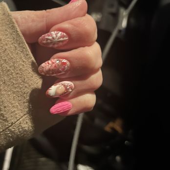 Stellar Nail Spa - Christmas design - Nail Salons Near Me - San Antonio, Texas