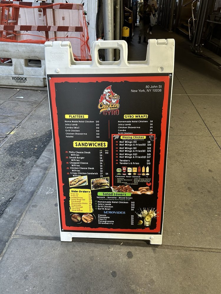 Food from Chicken N Gyro