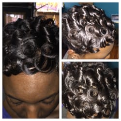 First Class Fabulous Salon Studio - Pin curls