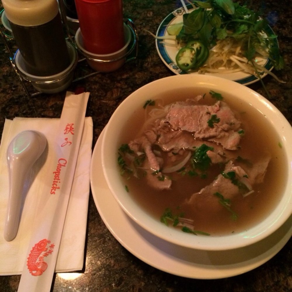 Saigon Blossoms - Pho Tai (small) with all the accompaniments - Vietnamese Near Me - Tucson, Arizona Saigon Blossoms - Pho Tai (small) with all the accompaniments - Vietnamese Near Me - Tucson, Arizona
