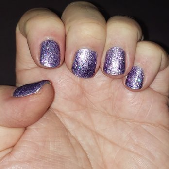 Lovely nails - Sample 404 and 405 were switched in the book, and the quick "fix" made it a little darker purple but not the deep purple that 405 provides! - Nail Salons Near Me - Menifee, California Lovely nails - Sample 404 and 405 were switched in the book, and the quick "fix" made it a little darker purple but not the deep purple that 405 provides! - Nail Salons Near Me - Menifee, California