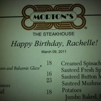 Morton's The Steakhouse - Personalized Menu - Steakhouses Near Me - Honolulu, Hawaii Morton's The Steakhouse - Personalized Menu - Steakhouses Near Me - Honolulu, Hawaii