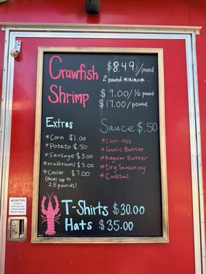 Menu photo 1 Hans' Crawfish Services Tomball, TX