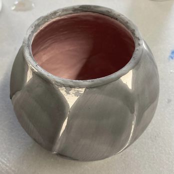 4P Studios - They had samples of what the fired glazes might look like but with Raku the suprise is part of the fun! This was my piece - Framing Near Me - Augusta, Georgia