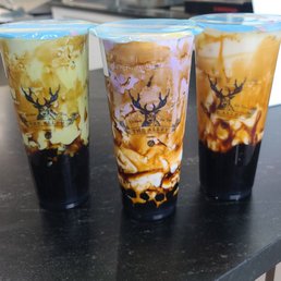 Matcha Brown Sugar Deerioca Milk, Brown Sugar Deerioca Milk, & Ube Brown Sugar Deerioca Creme Brulee Milk  06-21-2023