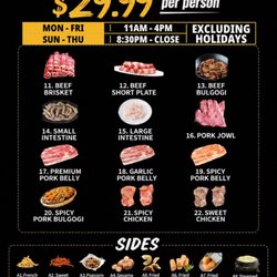 Wow Cow Korean BBQ - Check out our Happy hour special.